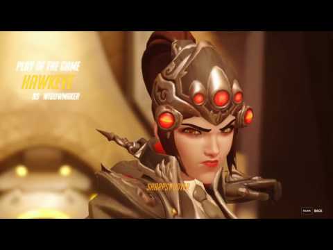 Hawkeye as Widowmaker: Headshots