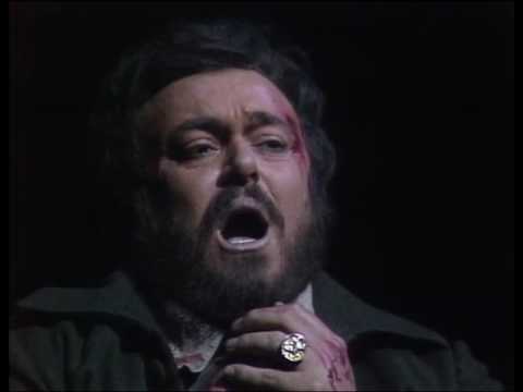 E lucevan le stelle Luciano Pavarotti 1978 english captions