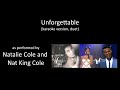 [karaoke] Natalie Cole, Nat King Cole - Unforgettable (duet)