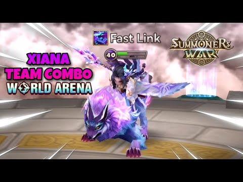 Xiana Team Combo in World Arena Ep. 2 - Summoners War
