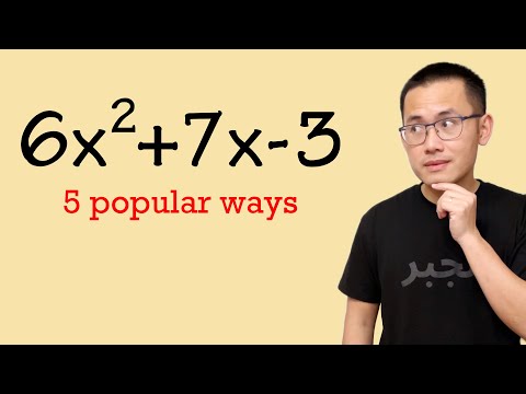 How to factor trinomials ax^2+bx+c