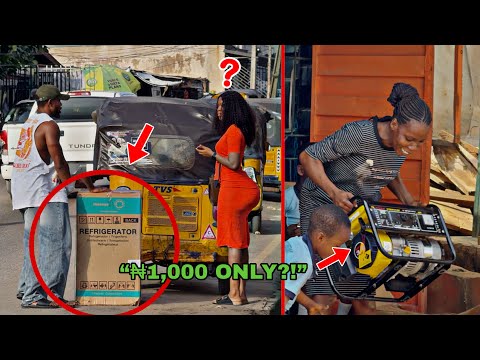 Selling Luxury Items For N1,000 In Public - Social Experiment | Eps 2 