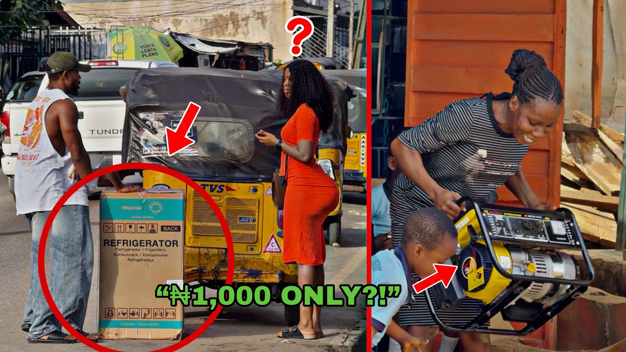 Selling Luxury Items For N1,000 In Public - Social Experiment | Eps 2
