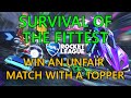 Survival Of The Fittest Win An Unfair Match With A Topper Rocket League