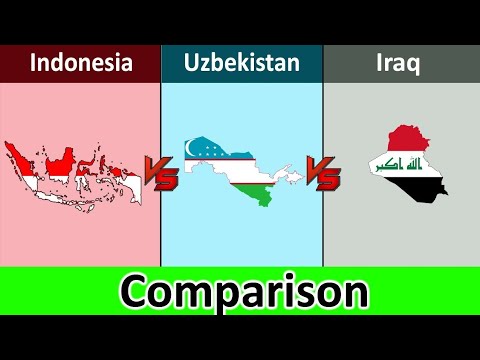 Indonesia vs Uzbekistan vs Iraq | Comparison | Datadotcom