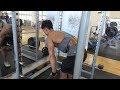 【Back Day】カーボディプリート1日目のトレーニング!