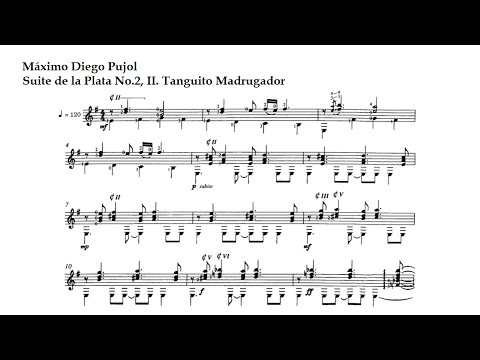 M. D. Pujol. Suite del Plata N2, II. Tanguito Madrugador