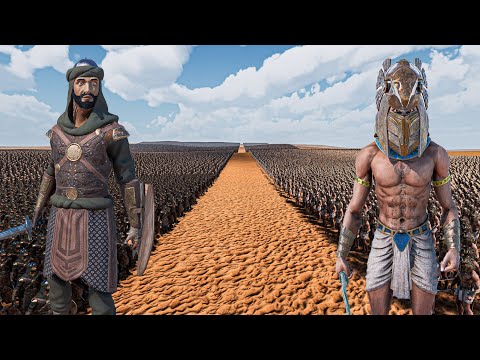 300.000 PERSIANS vs 100.000 EGYPTIAN WARRIORS - Ultimate Epic Battle Simulator 2 UEBS 2