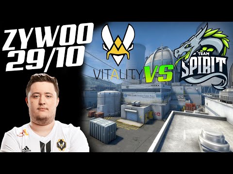 CSGO POV VITALITY ZYWOO(29/10) VS TEAM SPIRIT NUKE IEM Beijing-Haidian 2020 Europe 06.11.20!