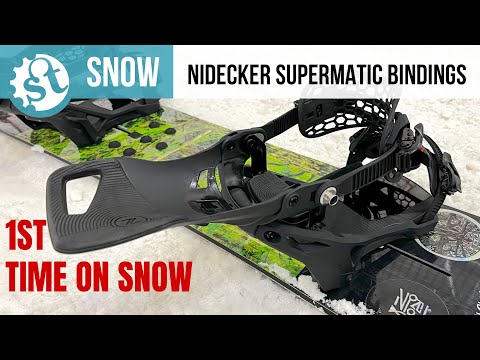 First Time On Snow with the Nidecker Supermatic Snowboard Bindings