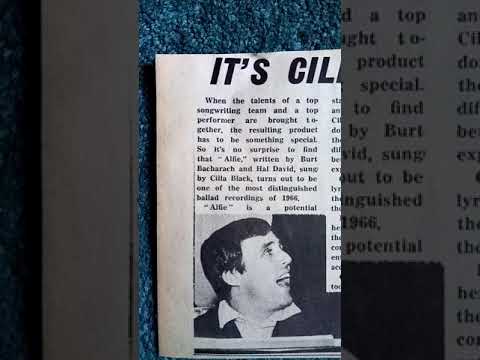 Cilla Black 1966 article Alfie 67rebellion the official music archive