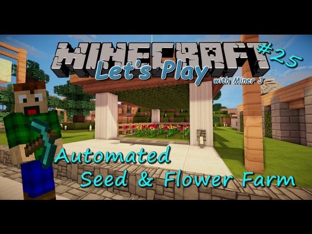 Fully Automated Seed & Flower Farm Minecraft Map