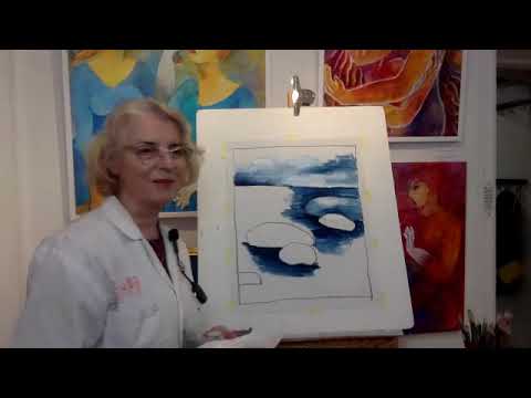 [Alina Witwitzka] Två färger. Lär dig lyfta upp formen #alinawitwitzka #kurs #acryl #formen
