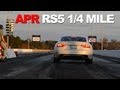 APR RS5 Stage I ECU Upgrade VS Stock at the Drag Strip