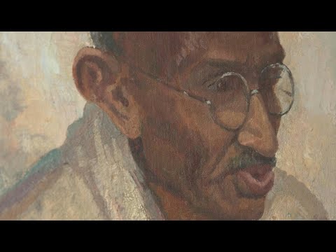 Video Thumbnail: Rare Gandhi oil portrait goes up for auction | AFP