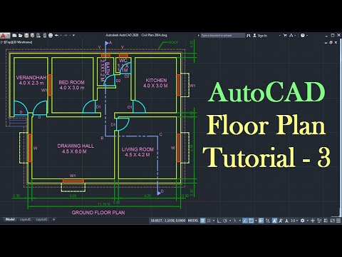 AutoCAD Tutorial for Beginners Lesson 1