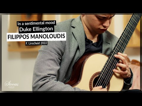 Filippos Manoloudis plays In a sentimental mood by Duke Ellington on a 2022 F. Linscheid