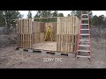 March, 2015 building  shed with pallets