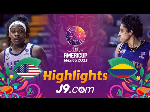 USA 🇺🇸 v Colombia 🇨🇴 | Quarter-Finals | J9 Highlights | #FIBAAmeriCupW