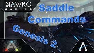 ARK Genesis 2 Saddle Spawn Commands - Meawing and Space Dolphin Sattel Item ID - Cheats