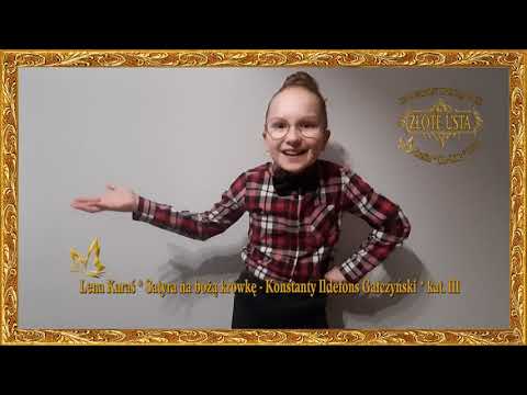 XXI POWIATOWY PRZEGLĄD POEZJI * ZŁOTE USTA * ŁASIN 2021  Lena Karaś  * Kat. III