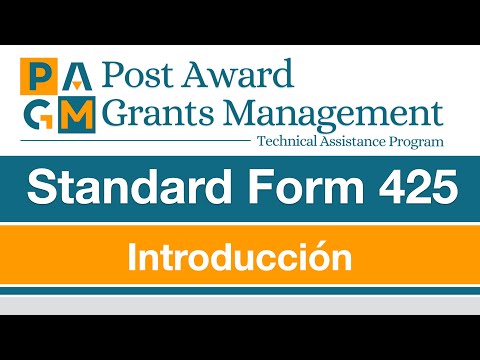 Standard Form 425 Intro