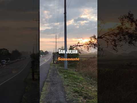 Por carretera Panamericana a la altura del distrito de San Julián, Sonsonate 📍🌎