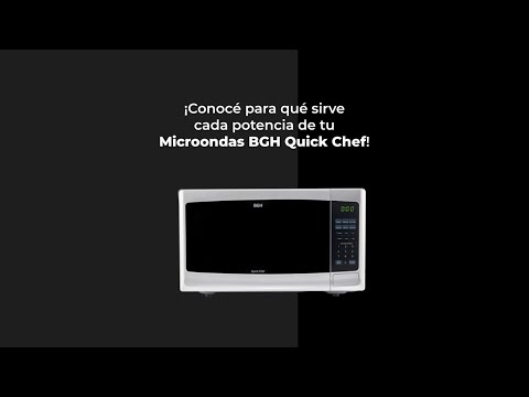 Microondas Grill Bgh Quick Chef 28 Lts B228db9 Blanco | Cuotas sin interés