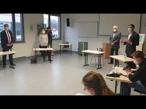 Übergabe des FX1.000 Luftreinigers an das Staatliches Sportgymnasium Joh. Chr. Fr. GutsMuths in Jena