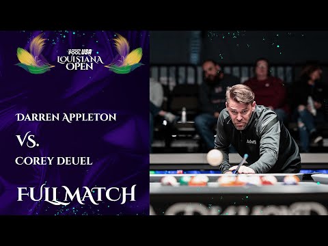 Darren Appleton vs Corey Deuel | Louisiana Open 2024