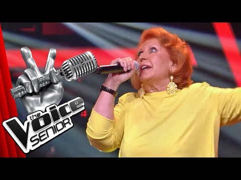 Hildegard Knef - Für mich, soll's rote Rosen regnen (Gabriele Treftz) | The Voice Senior | Audition