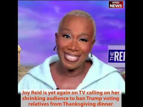 Activists to ruin Thanksgiving; Joy Reid to ban Trump relatives Thanksgiving dinner; Kamala on Euro