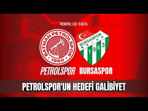 🔴 CANLI | Batman Petrolspor - Bursaspor Maç Önü, Veysel Altsoy, Abdurrahman | 1. Lig Özel