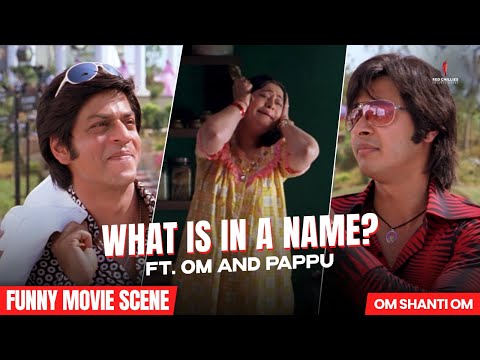 Kya Om Prakash Makhija Banega Hero? | Om Shanti Om | Shah Rukh Khan & Shreyas Talpade | Movie Scene