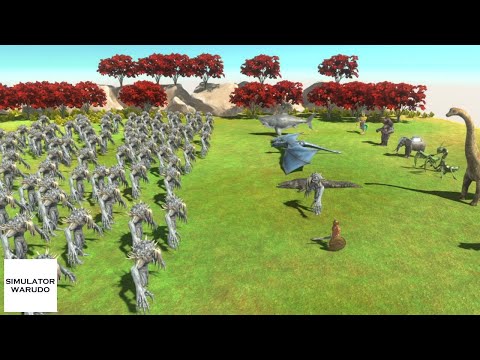 Strongest Team vs 100 Infernal Units Animal Revolt Battle Simulator