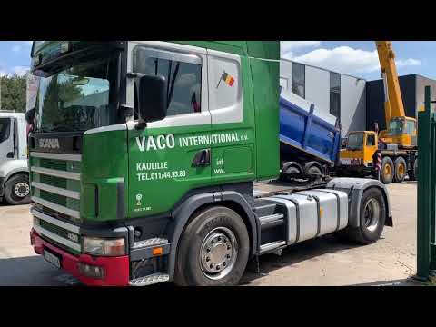 Scania 124L-420 TOPLINE - MANUAL GRS900 3+3 - 2 DIESELTANKS - EURO 3 - VERY CLEAN BELGIAN TRUCK