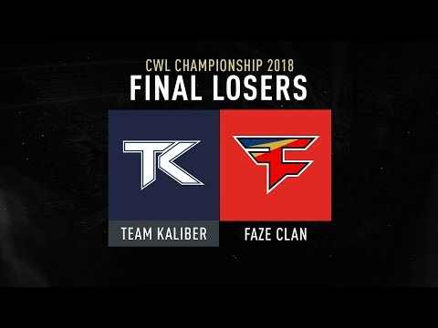 COD CHAMPS - TEAM KALIBER VS FAZE CLAN - FINAL LOSERS - #CWLChampsLVP
