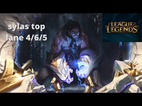 sylas top lane foi muito difícil.