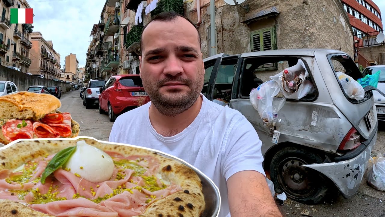 ITALIA GUNOAIELOR: VREI SA MANANCI DAR NU POTI! INFOMETAT si NERVOS PE STRAZILE DIN PALERMO