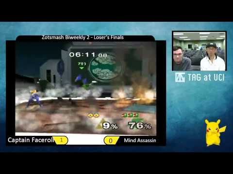 ZSBW 2 Loser's Finals - Captain Faceroll (Sheik) vs. Mind Assassin (Falco) - SSBM