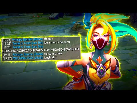 QUANDO OS MONOS JOGA NA LOUCURA KKKK l MONO AKALI RANKED