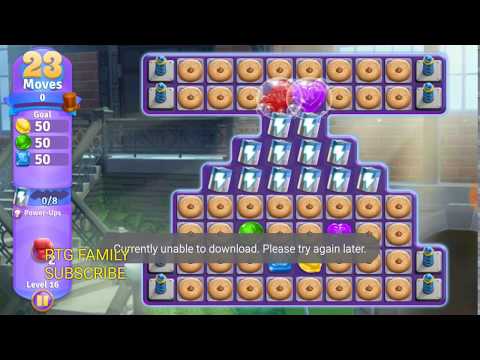 NEW Zynga wonka chocolate match 3 game level 16