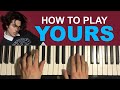 Conan Gray - Yours (Piano Tutorial Lesson)