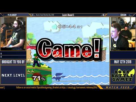 MHM:5/18 [Melee] - PA BLAHGUY (Luigi) vs SENSON (Fox) - Losers Round 5