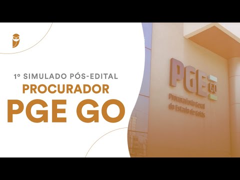 1º Simulado Pós-Edital - Procurador PGE GO - Correção