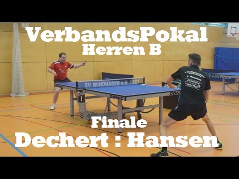 Herren B Finale Verbandspokal | Dechert(1914TTR) : Hansen(2086TTR)