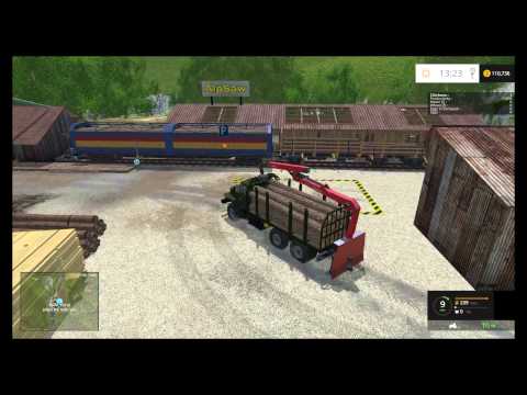 Farming Simulator 15 - Ural Timber Truck in the Alps