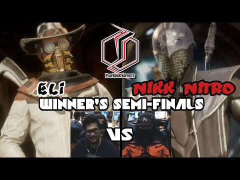 NIKKNITRO (NOOB SAIBOT) VS ELI (ERRON BLACK) - PLAYBOOK ESPORTS PH WINNER'S SEMI-FINALS - MK11