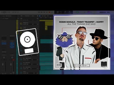 Robin Schulz x Timmy Trumpet x KOPPY - All The Things She Said (Logic Pro Remake)