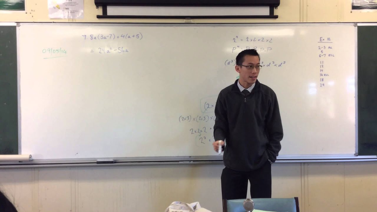 Expand & Simplify Basic Algebraic Expressions